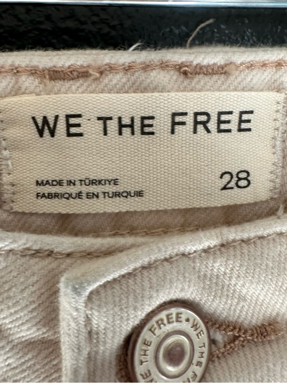 Free People Tennessee Illusions Jeans Dragonfly Print Low Rise Size 28 NEW - Picture 6 of 9